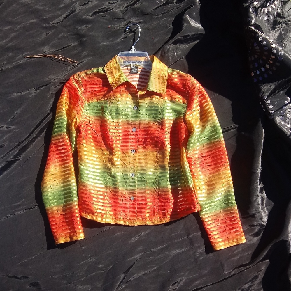Scott Taylor Sheer Button Up